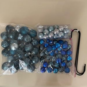 BNWOB- 91 Blue Ornaments Bundle